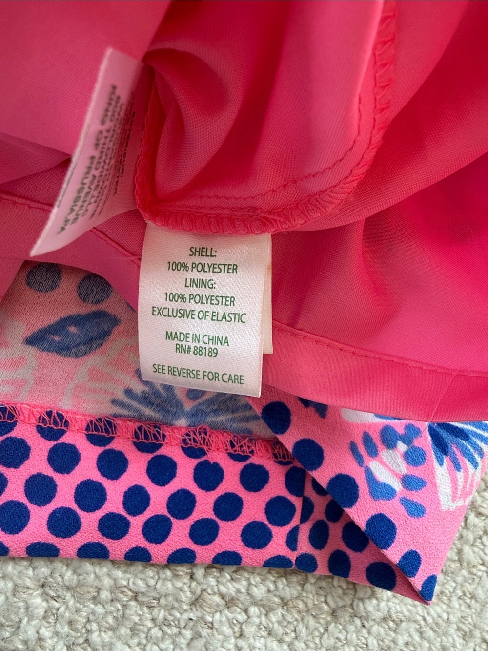 Lilly Pulitzer Pink Floral and Blue Accents Romper - Picture 7 of 7
